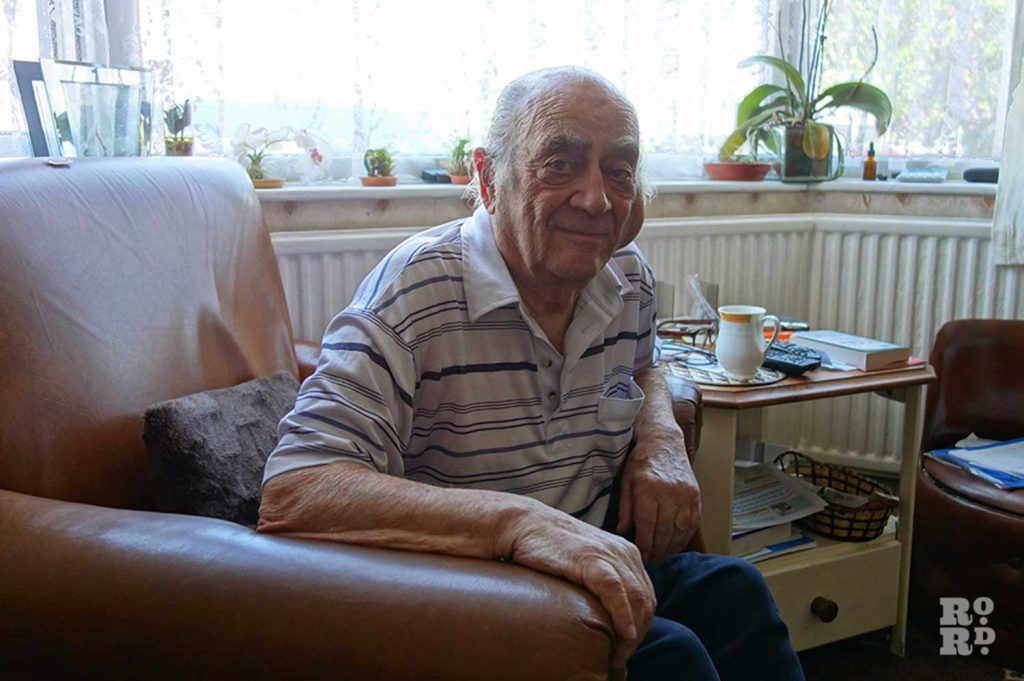Harry da Costa at his home