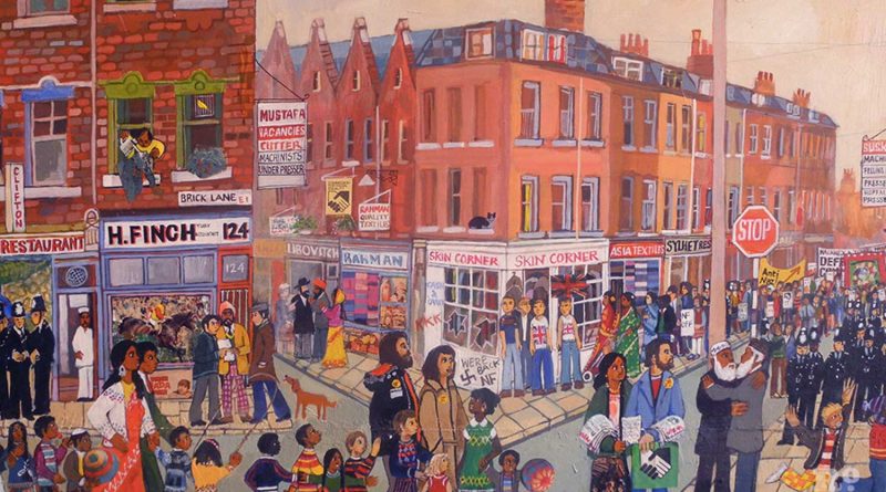 Painting of Brick Lane by Dan Jones