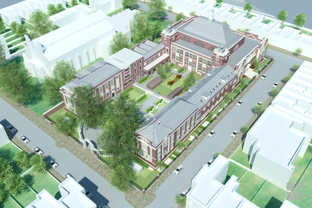 CGI image of Central Foundation College conversion.