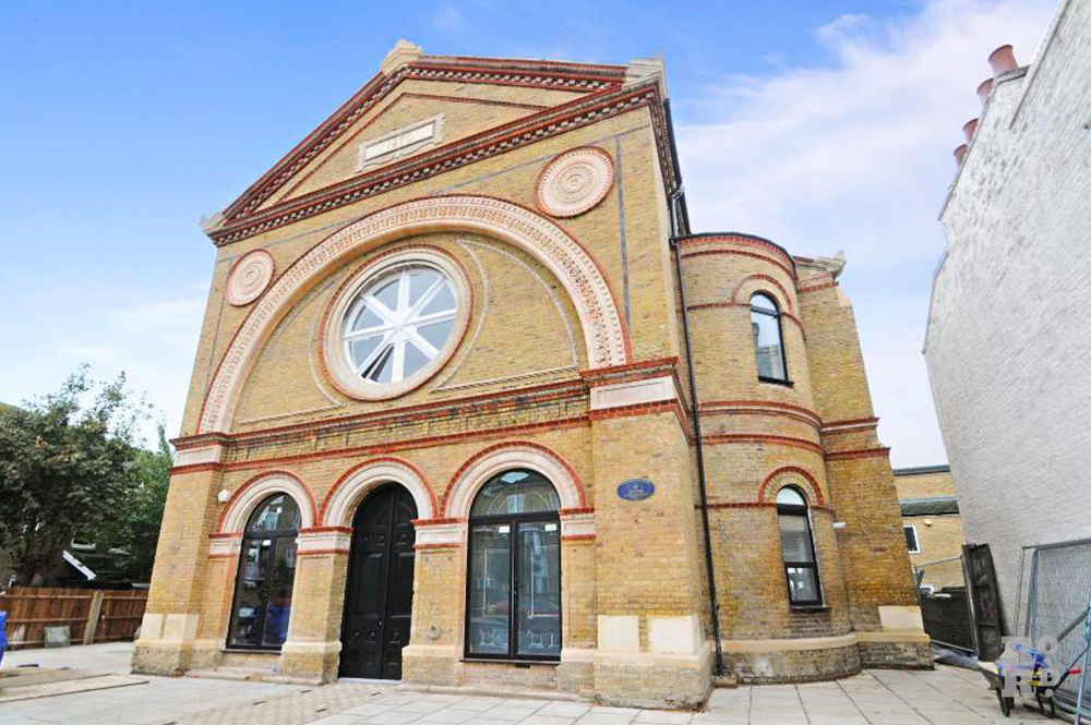 Converted chapel on Old Ford Road in Bow, East London.