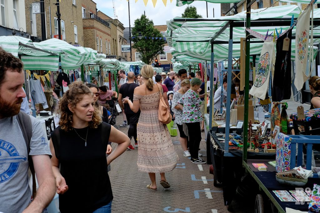 The designer-maker traders from Urban Makers East at Roman Road Summer Festival 2016