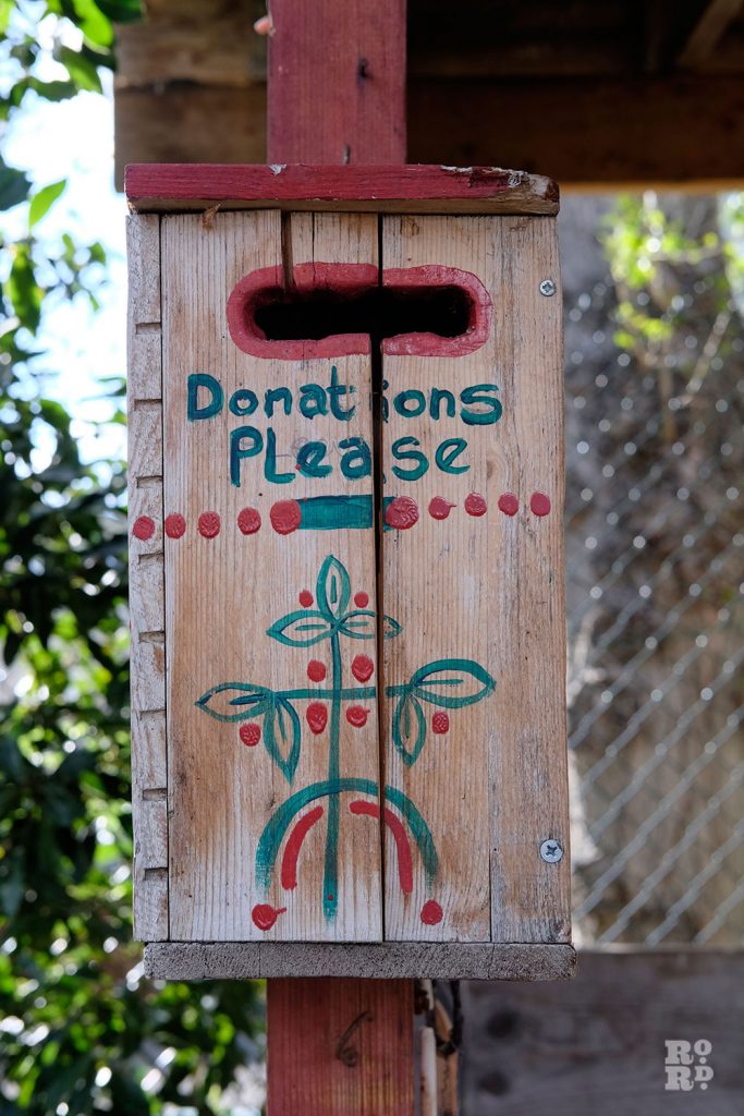 Donation box at Cranbrook Community Food Garden