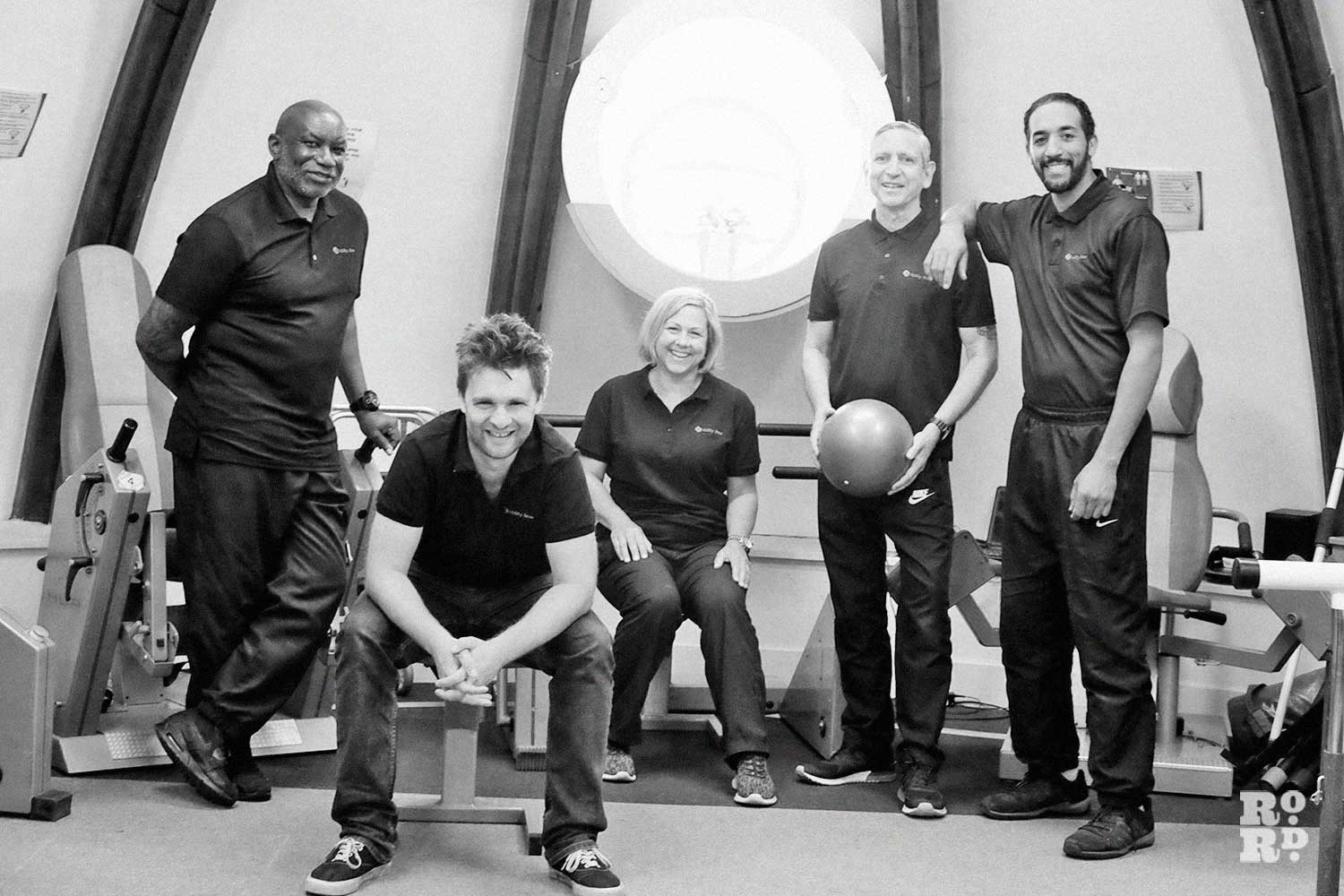 The team at Ability Bow, Roman Road, accessible gym for people with disabilities