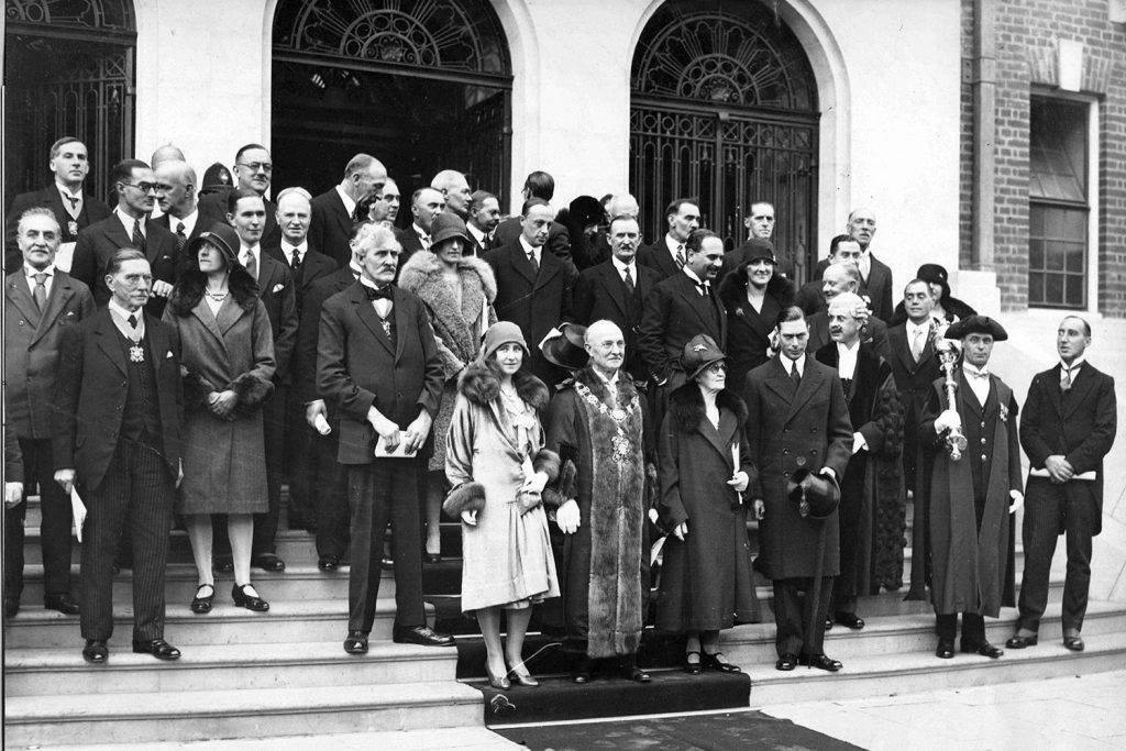 York Hall opening 1929 