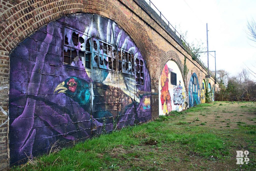 Endangered murals in Mile End