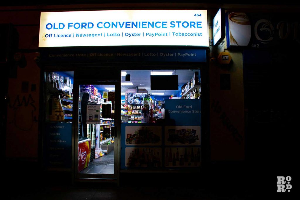 Old Ford Convenience Store in Bow, London
