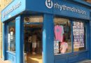 Outside Rhythm Division record shop in Bow