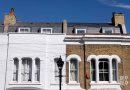 High street mansard roofs in Bow