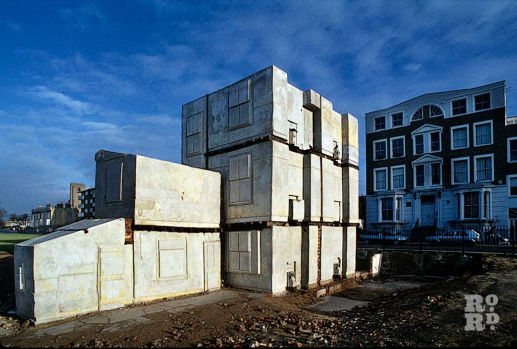 Rachel Whiteread's House on Grove Road in Bow, photo by David Hoffman