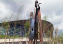 The 9/11 public artwork in Queen Elizabeth Olympic Park