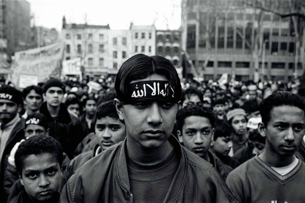 Demonstrations, East End of Islam project by photographer Rehan Jamil