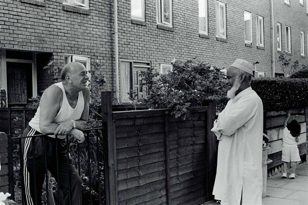 Neighbours, East End of Islam project by photographer Rehan Jamil