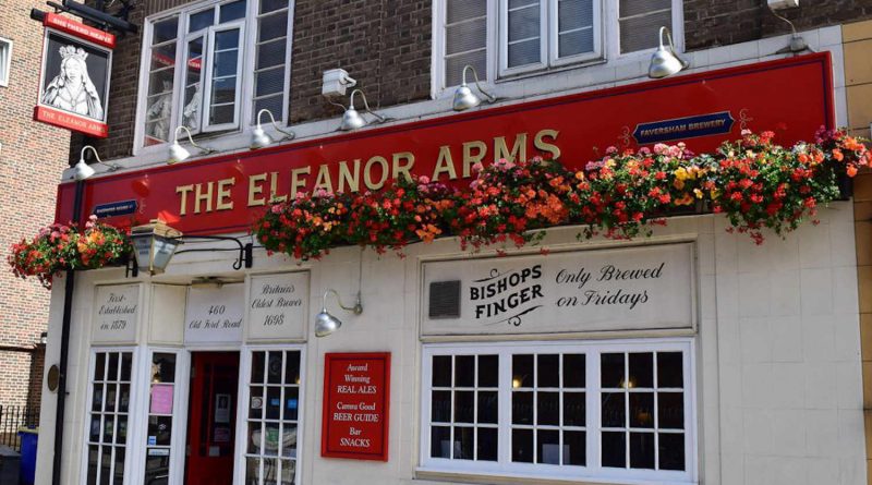 Eleanor Arms pub on Old Ford Road