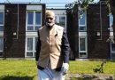 Dabirul Choudhury, the 100 year old Bow resident, walking to raise funds during Ramadan