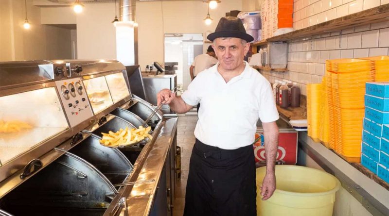 Owner of Greedy Fish and Chip shop in Globe Town