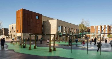 The playground at Olga School, Bow, East London