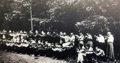 The People's Army suffragettes training in Victoria Park, 1913