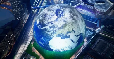Artist's impression of the proposed MSG Sphere in Stratford, East London.