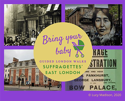 Bring your baby suffragettes walk