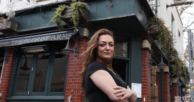 Emma Tarbard, manager of The Florist Arms, Globe Road, Globe Town, Bethnal Green, East London.