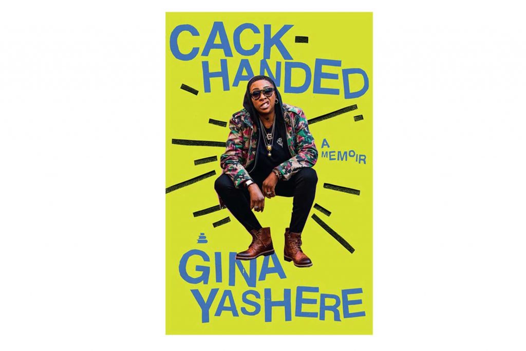 Cover of Cack-Handed by East London comedian Gina Yashere