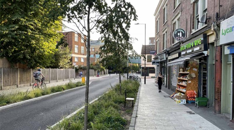 Old Bethnal Green road after liveable streets scheme