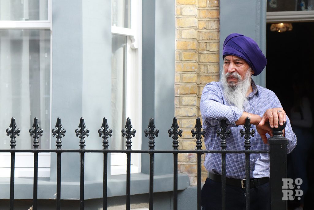 Jagmohan Bakhar, Sikh resident of Bow, East London.