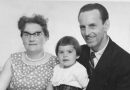 author Jean Fullerton with her parents in 1958, Globe Town, East London