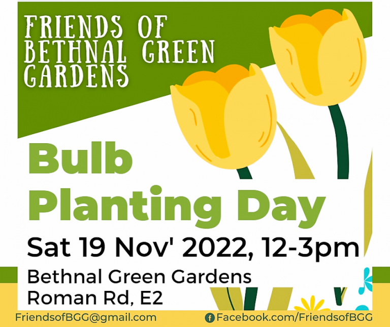 Bulb Planting with Friends of Bethnal Green Gardens