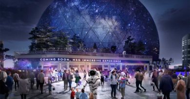 Artist's impression of the MSG Sphere in Stratford.