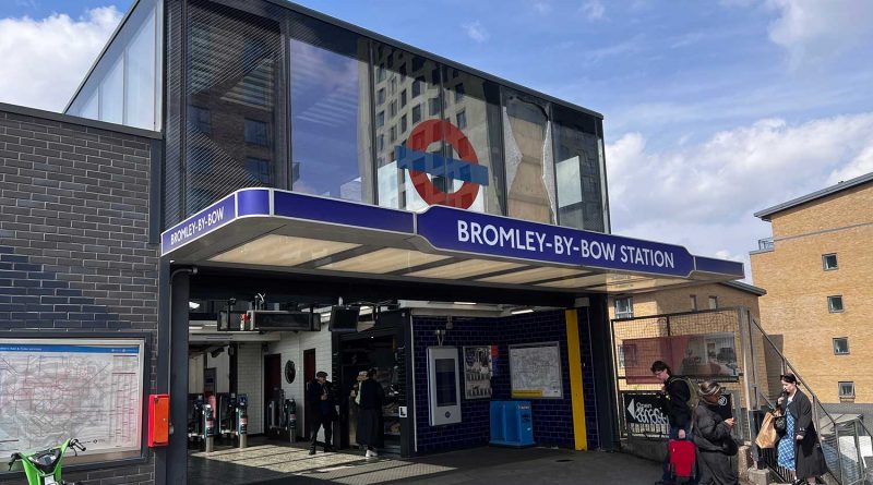 Refurbished Bromley-by-Bow tube station