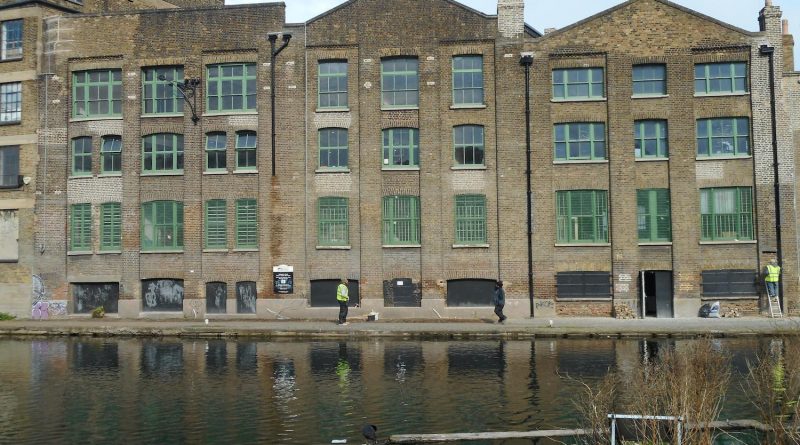 Rear end of Ragged School Museum by Regents Canal