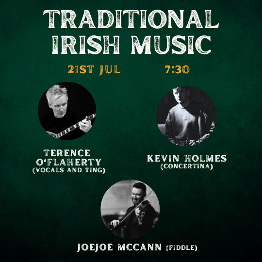 Traditional Irish music at Jungle Electric