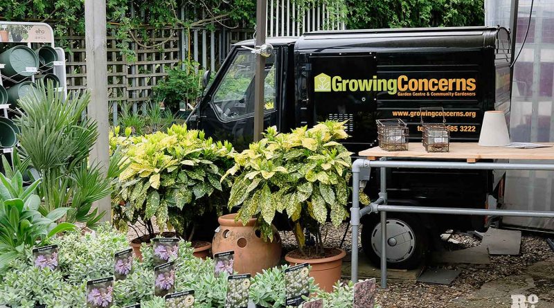 Growing Concerns, a gardening centre at Wick Lane, East London. Image by Tabitha Stapely © Social Streets CIC