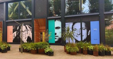 The Inspirational Figures installation at Republic's educational campus in Poplar. Image courtesy of Republic.