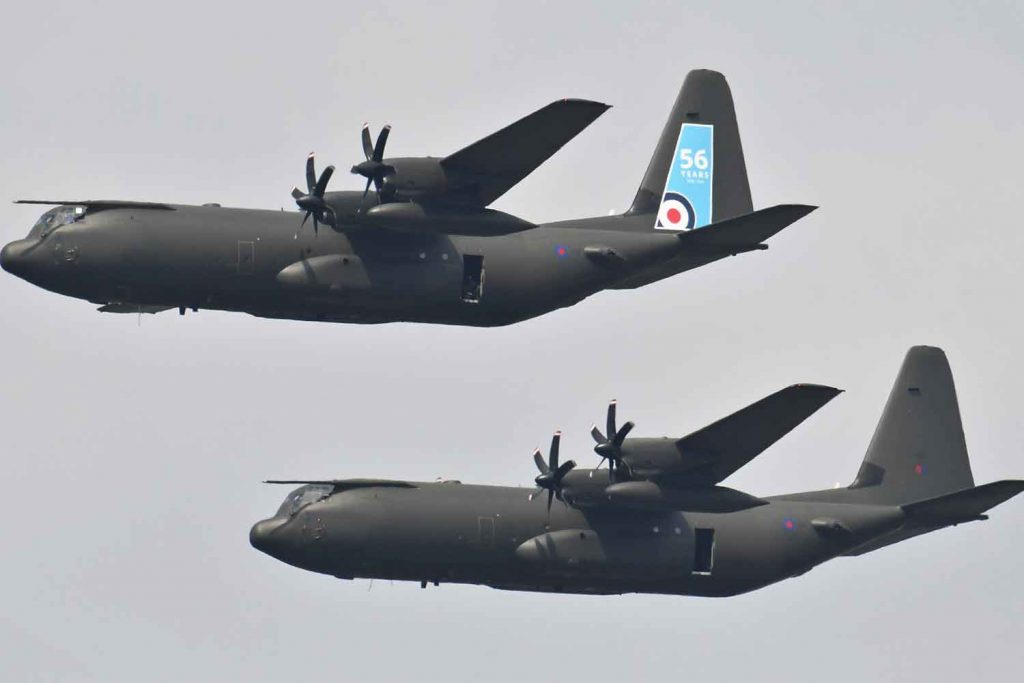 RAF Hercules Trooping the Colour flypast © Phil Verney