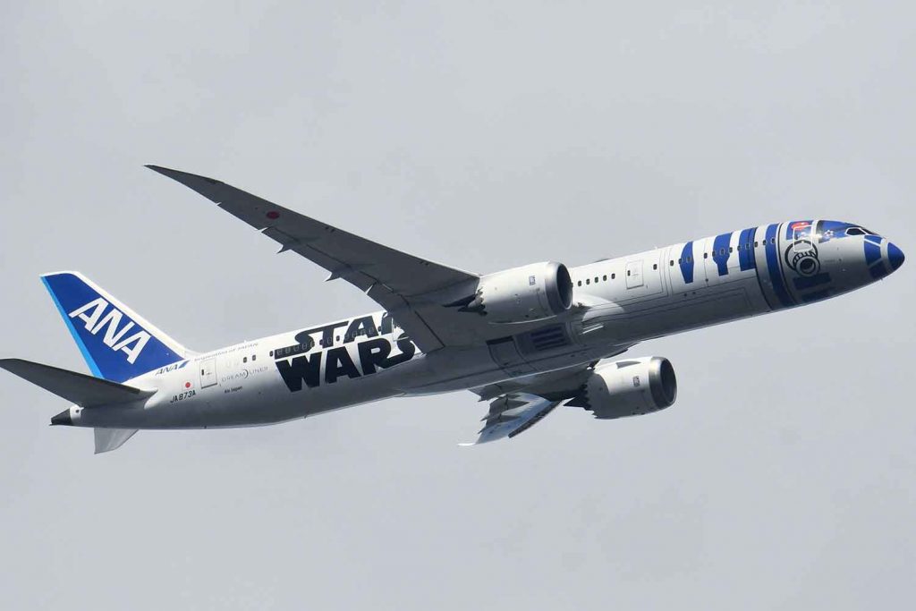 A special Star Wars livery from ANA (All Nippon Airways) © Phil Verney