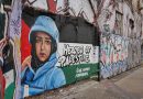 Mural of Doaa Albaz in Mile End skate park, by artist Itaewon. Courtesy of Creative Debuts