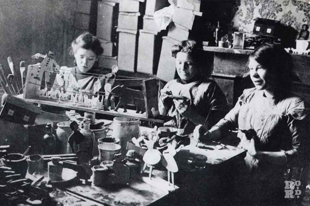 Suffragette Sylvia Pankhurst's Toy Factory in Bow, East London.